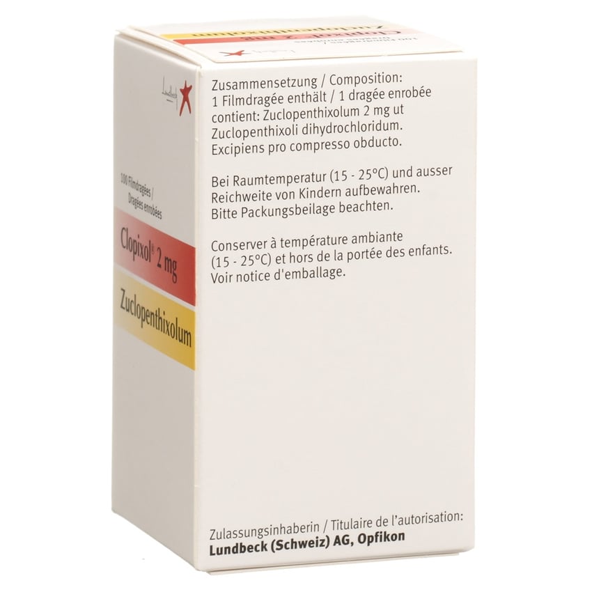 CLOPIXOL cpr pell 2 mg bte 100 pce