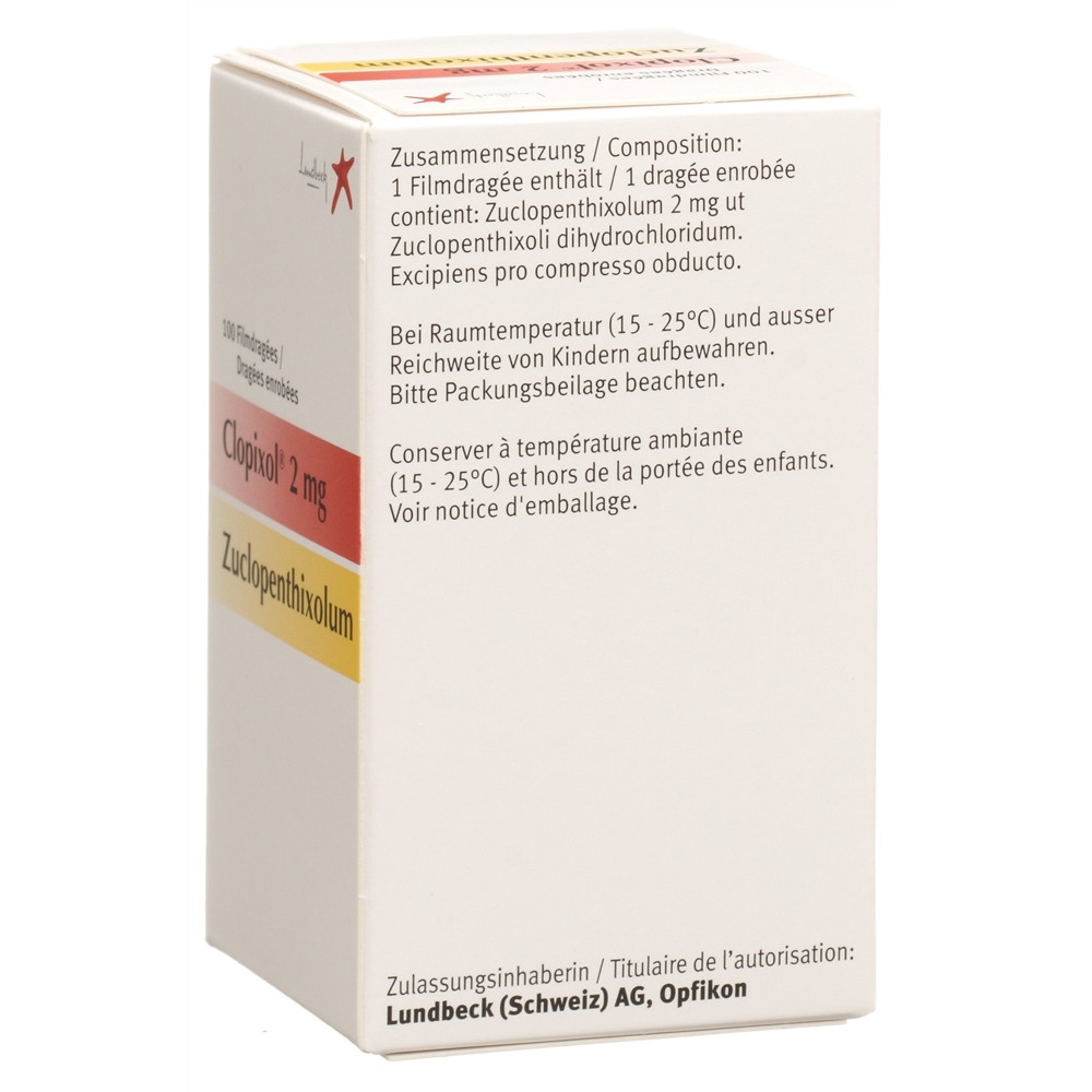 CLOPIXOL cpr pellic 2 mg flacon 100 pce