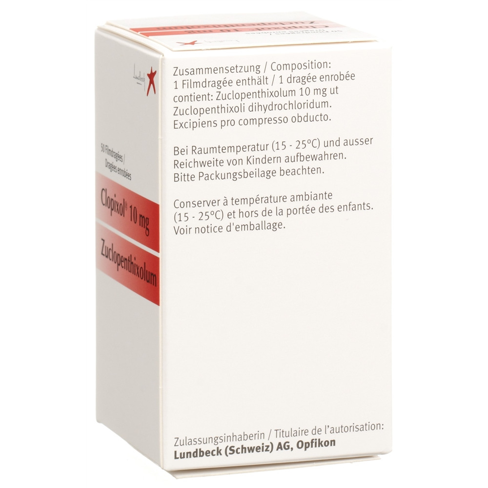 CLOPIXOL cpr pellic 10 mg flacon 50 pce