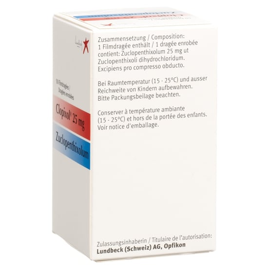 CLOPIXOL cpr pell 25 mg bte 50 pce