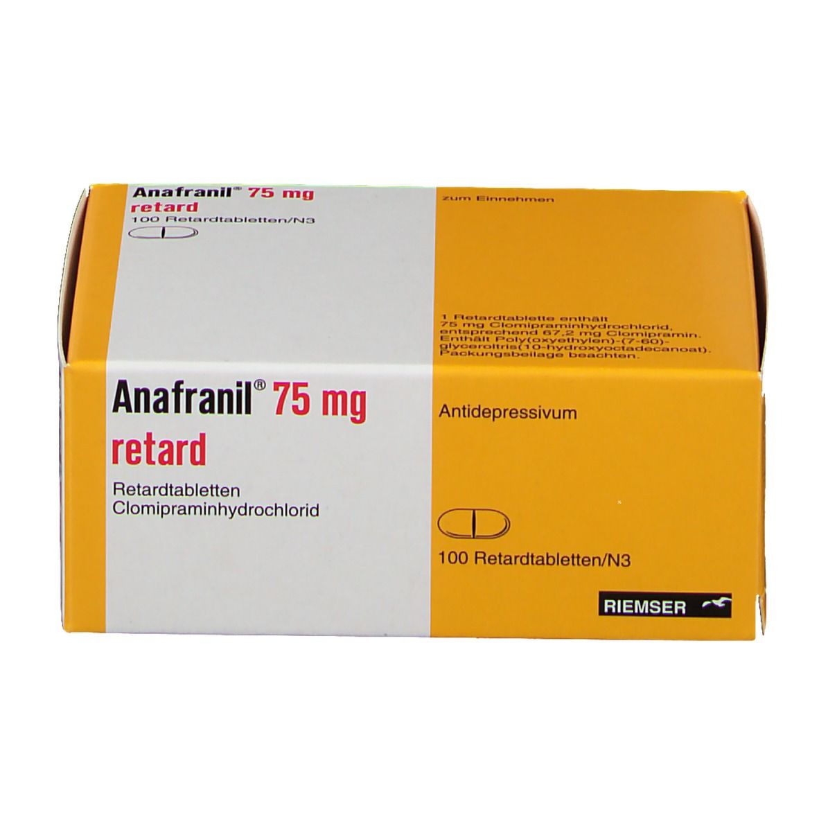 ANAFRANIL SR cpr ret 75 mg 100 pce