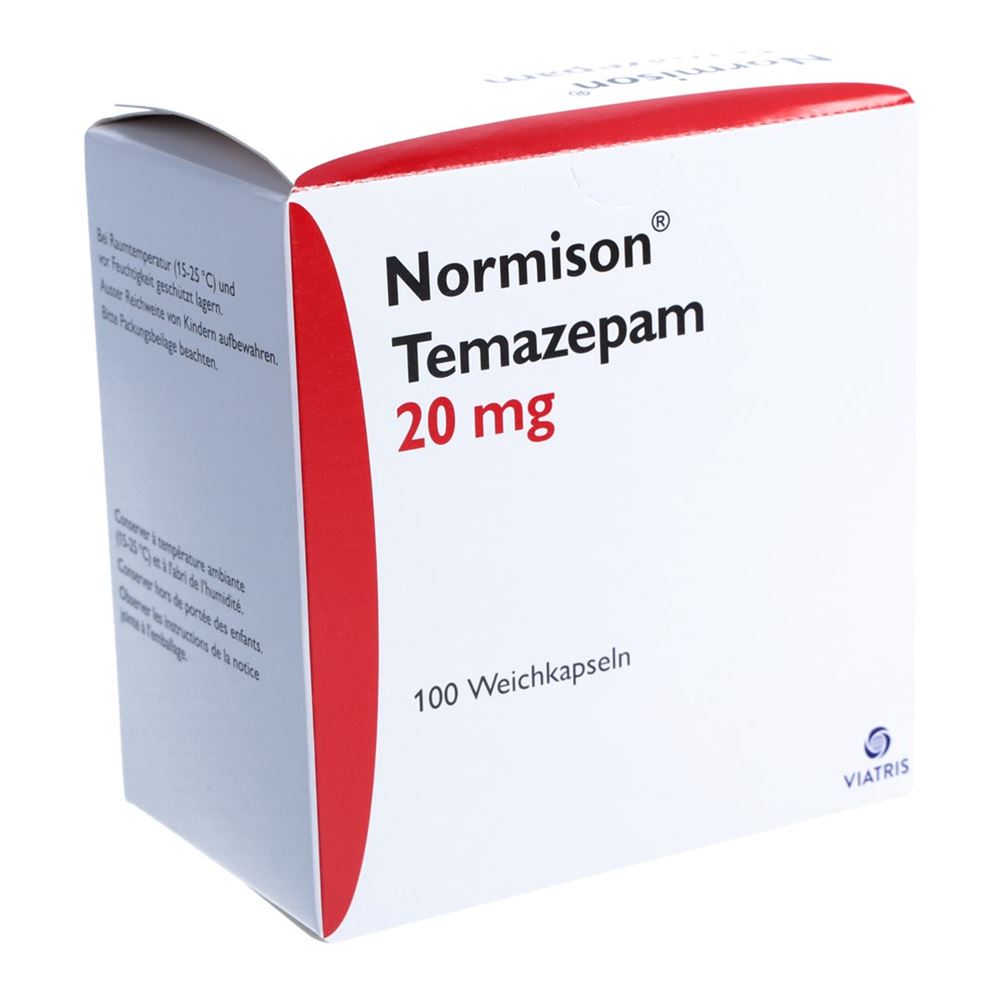 NORMISON caps moll 20 mg 100 pce