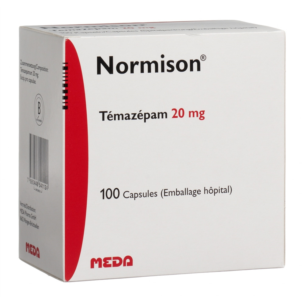 NORMISON caps moll 20 mg 100 pce
