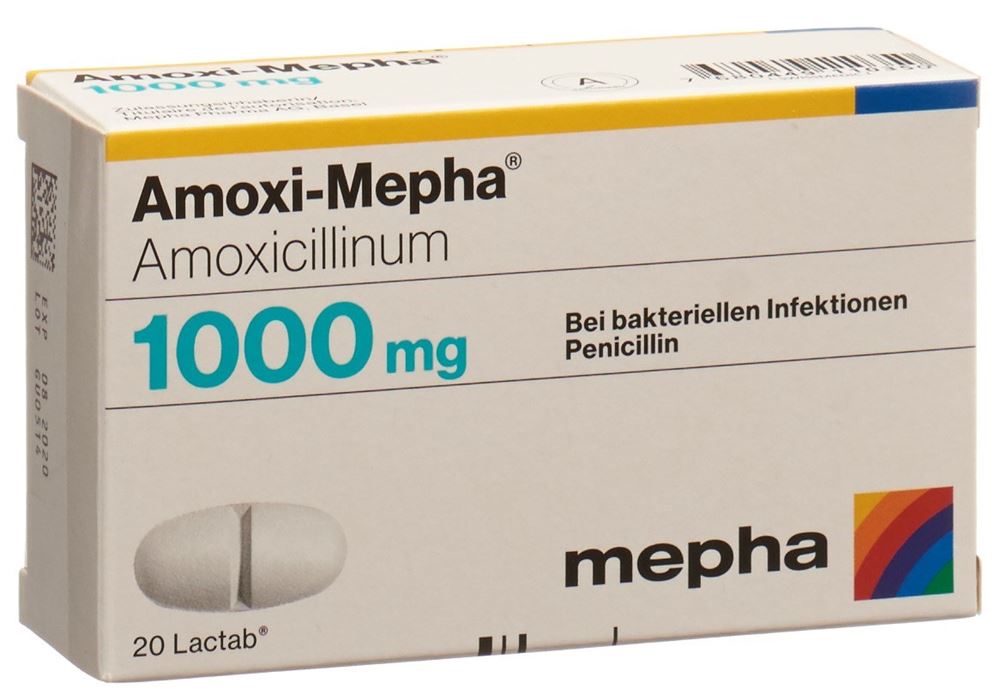 Amoxi-Mepha 1000, Filmtabletten