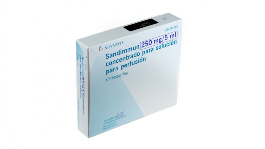 SANDIMMUN conc perf 250 mg/5ml 10 amp 5 ml