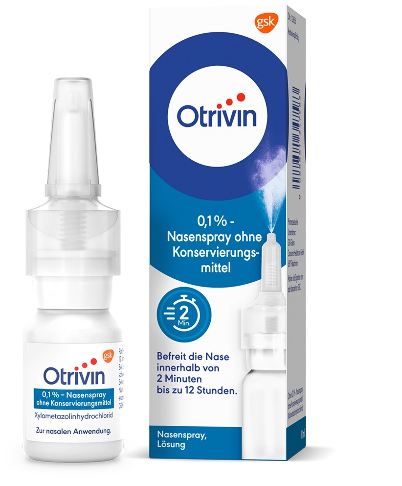 Otrivin Schnupfen Classic 0.1 %, Nasenspray, Lösung