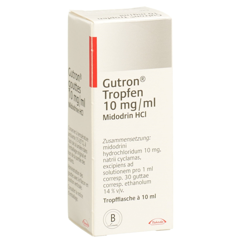 GUTRON gouttes 10 mg/ml fl 10 ml