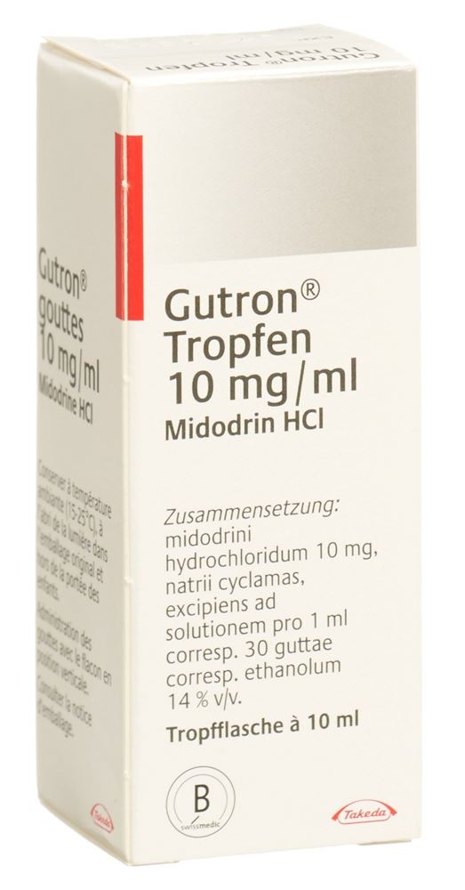 GUTRON gouttes 10 mg/ml fl 10 ml