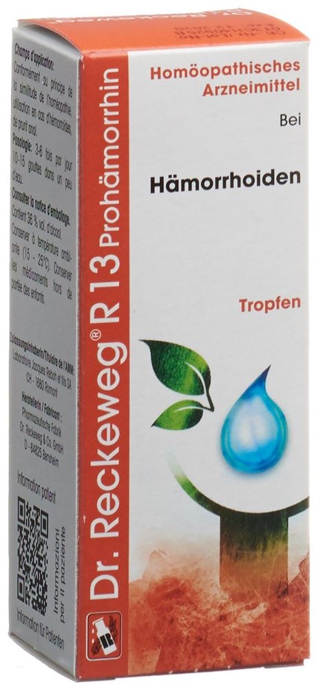 Dr. Reckeweg R13 Prohämorrhin, gouttes buvables