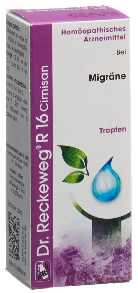 RECKEWEG R16 Cimisan gouttes fl 50 ml