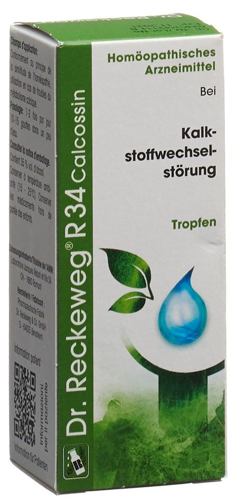RECKEWEG R34 Calcossin gouttes fl 50 ml
