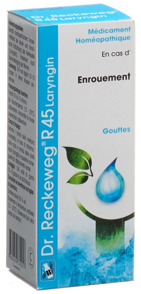 Dr. Reckeweg R 45 Laryngin, gouttes buvables