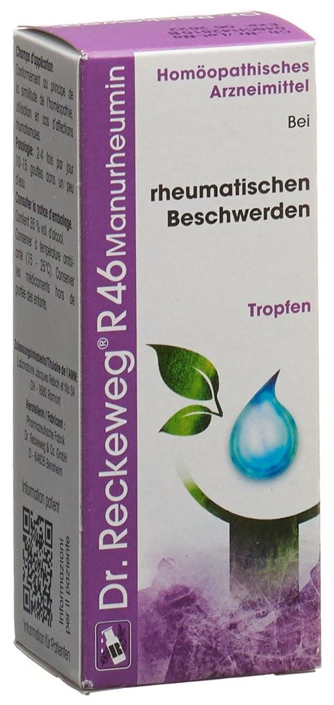 Dr. Reckeweg R 46 Manurheumin, gouttes buvables