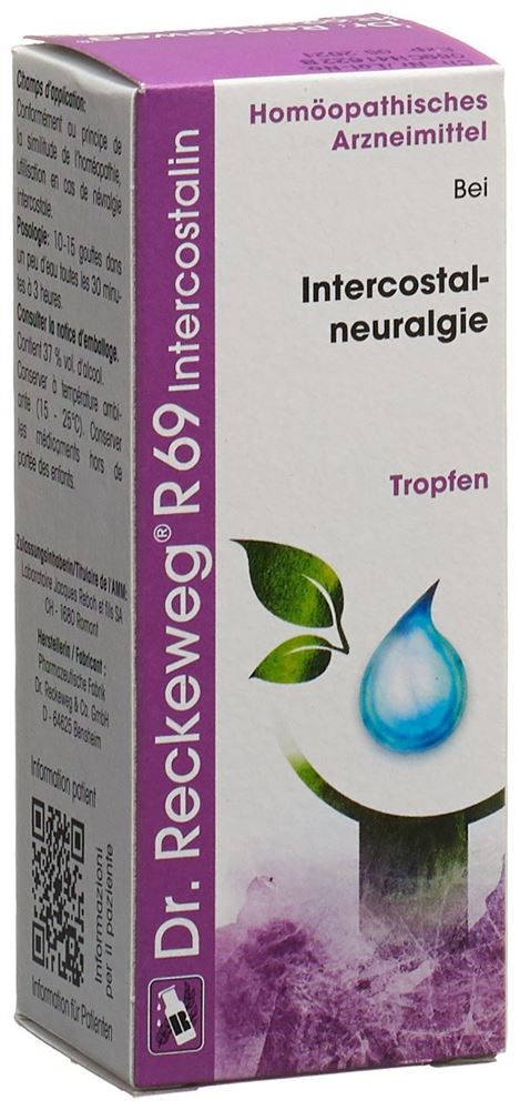RECKEWEG R69 Intercostalin gouttes fl 50 ml