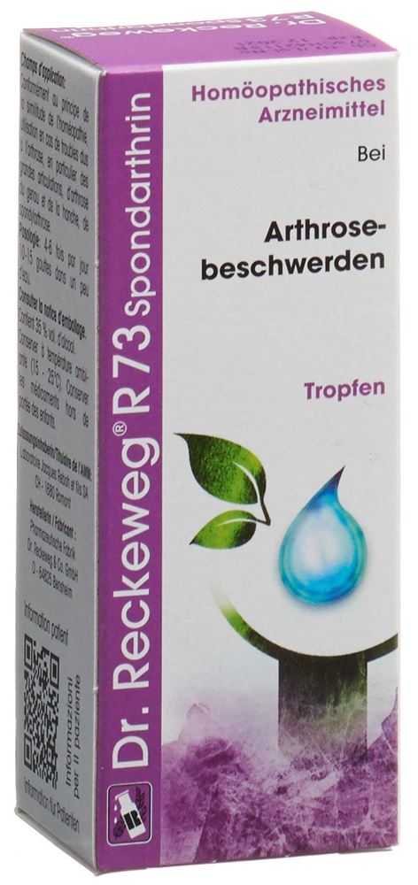 RECKEWEG R73 Spondarthrin gouttes fl 50 ml
