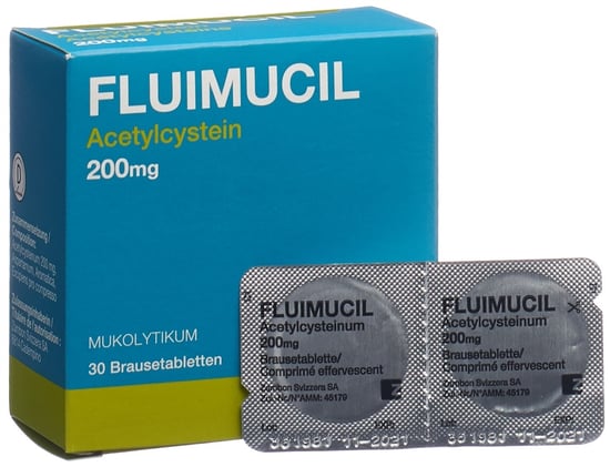 FLUIMUCIL cpr eff 200 mg adult citron 30 pce
