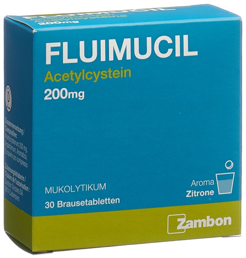 Fluimucil 200, compresse effervescenti