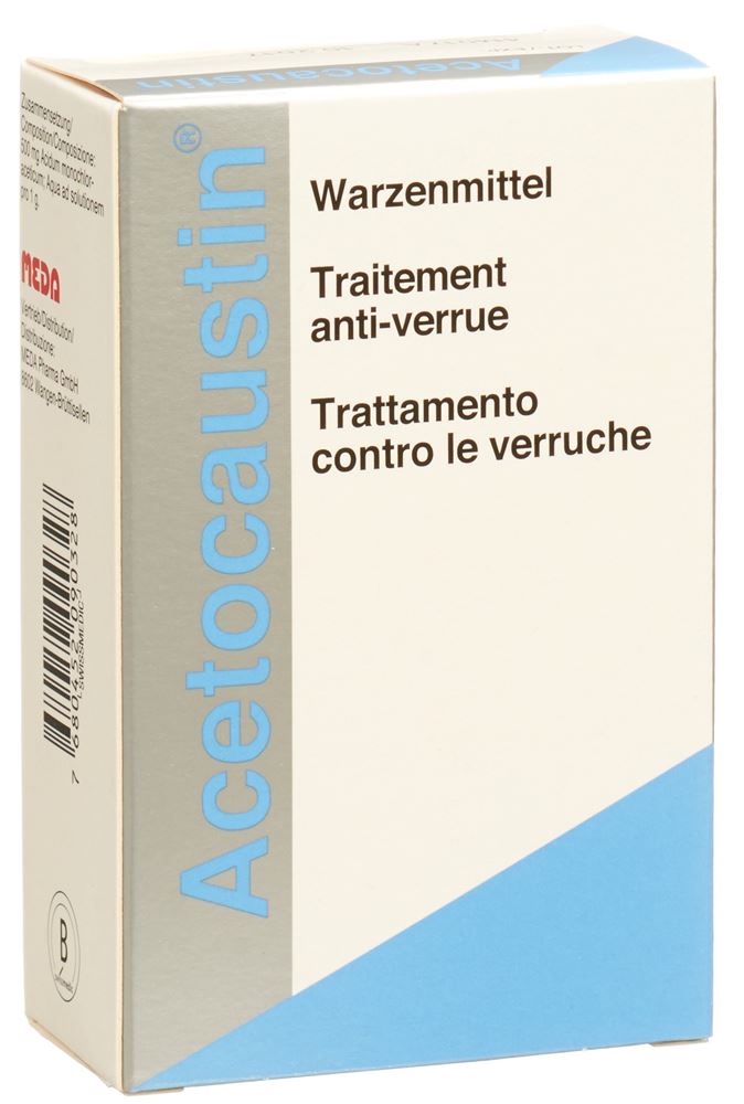 Acetocaustin, Lösung