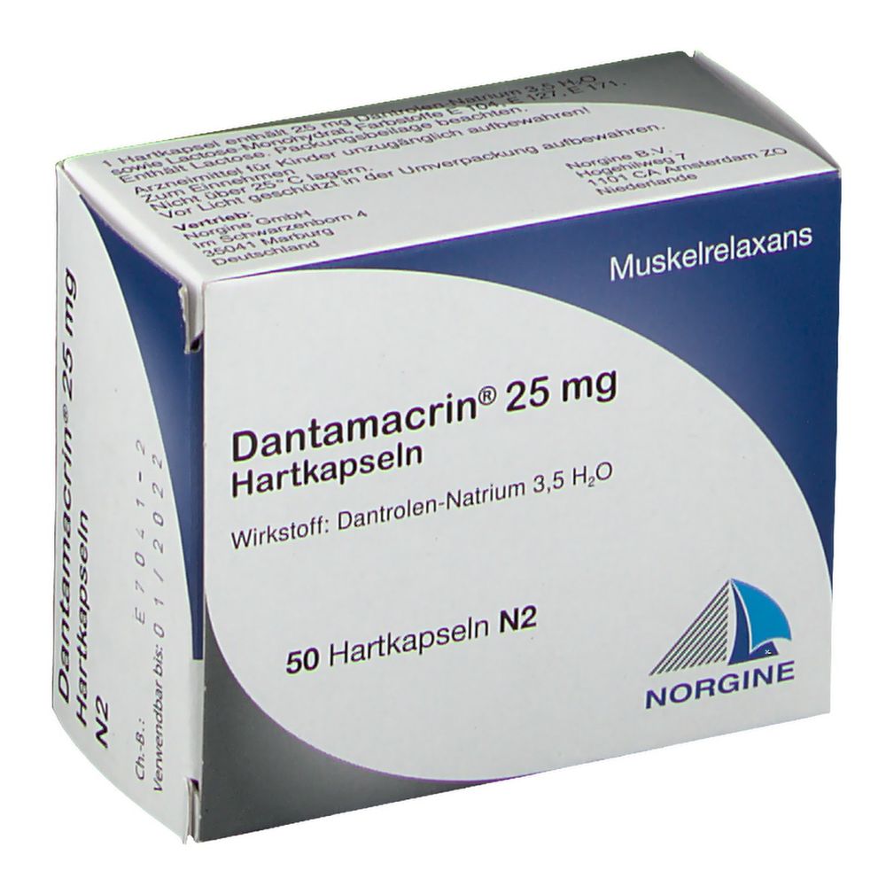 DANTAMACRIN caps 25 mg 50 pce