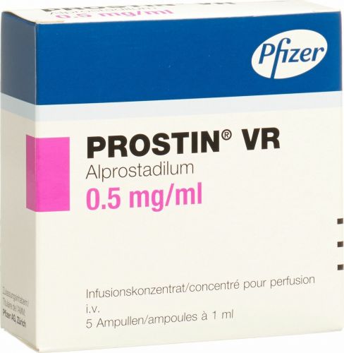 PROSTIN VR conc perf 500 mcg/ml 5 amp 1 ml