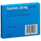 TRACRIUM sol inj 25 mg/2.5ml 5 amp 2.5 ml