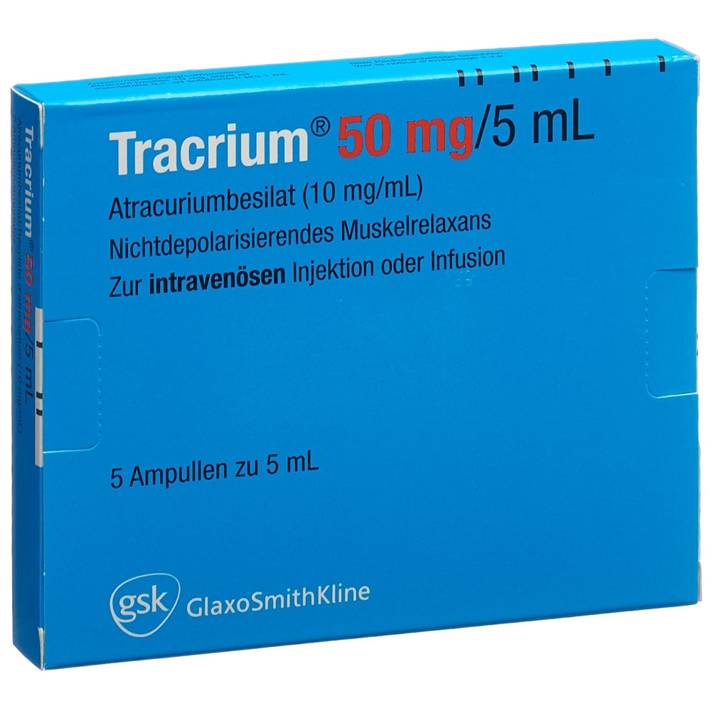 TRACRIUM sol inj 50 mg/5ml 5 amp 5 ml