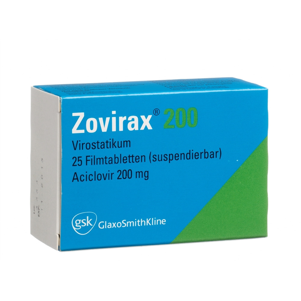 ZOVIRAX cpr pell 200 mg 25 pce