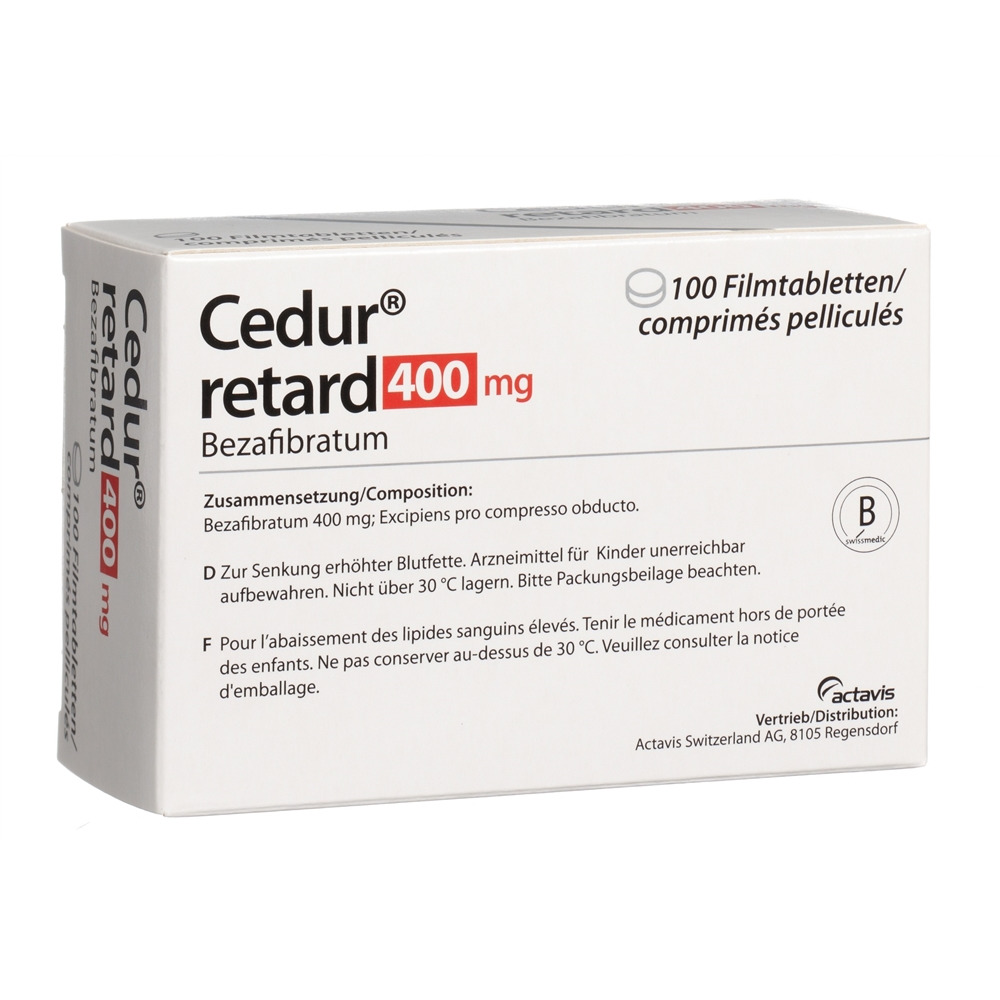 CEDUR retard cpr pell ret 400 mg 100 pce