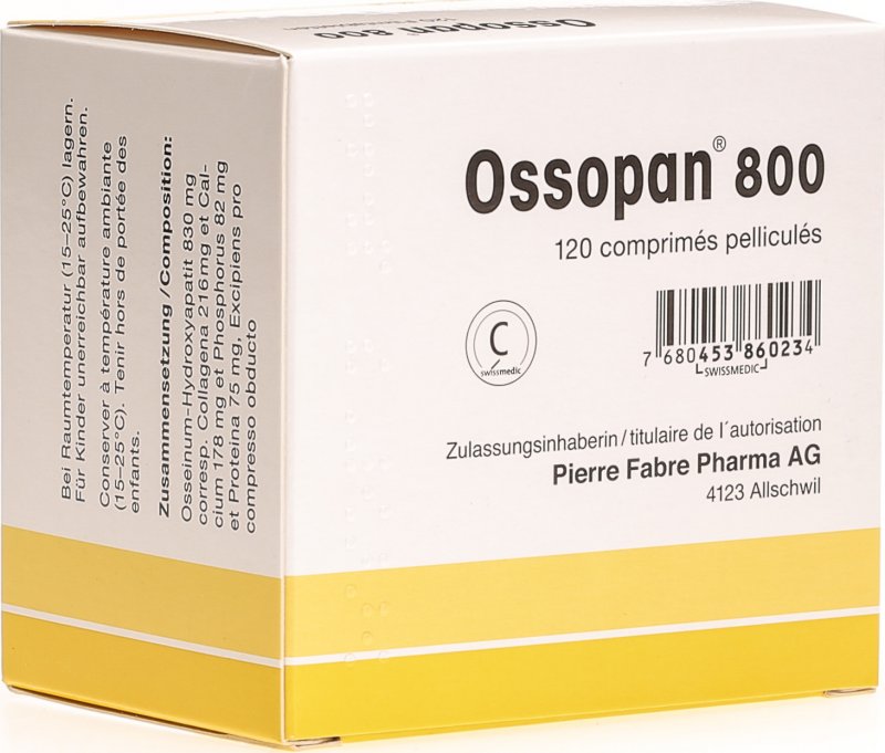OSSOPAN cpr pell 830 mg 120 pce