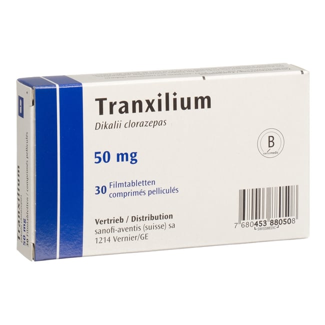 TRANXILIUM cpr pell 50 mg 30 pce