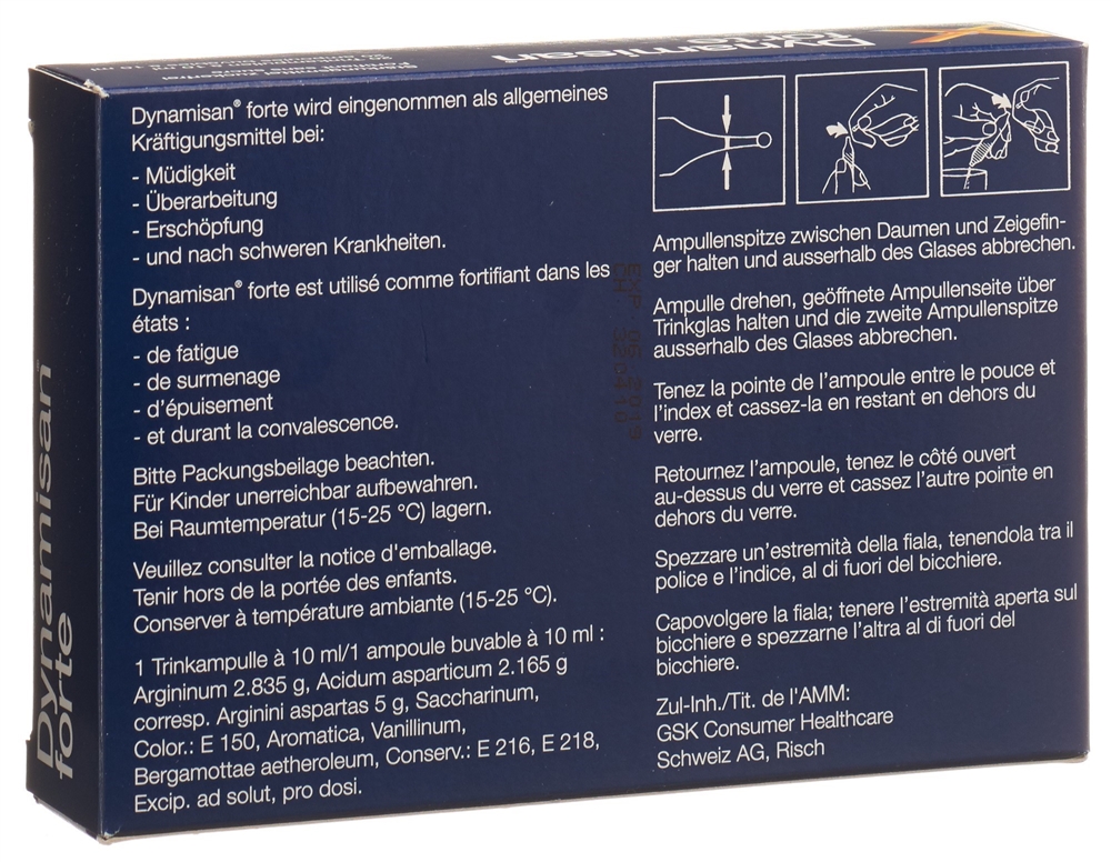 Dynamisan forte, ampoules buvables