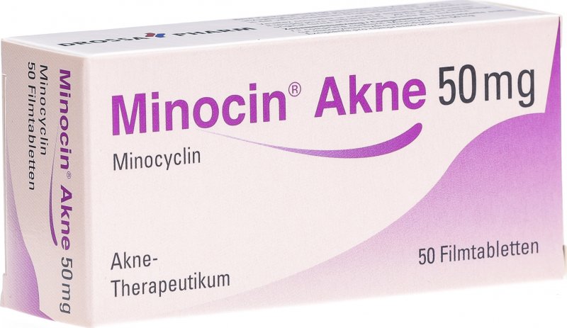 MINOCIN Acné cpr pell 50 mg 50 pce
