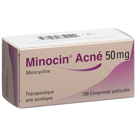 MINOCIN Acné cpr pell 50 mg 100 pce