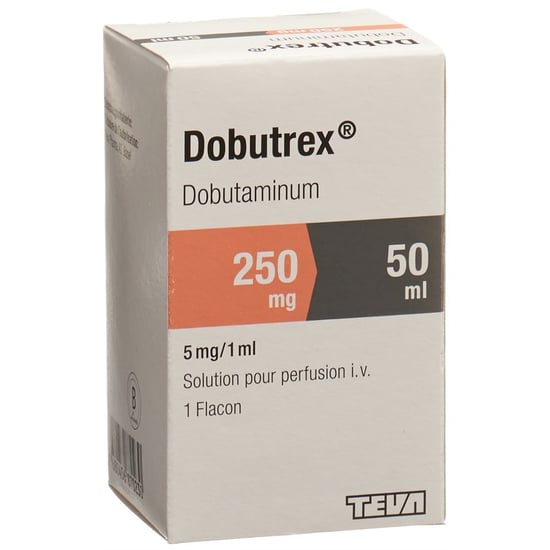 DOBUTREX sol perf 250 mg/50ml flac 50 ml