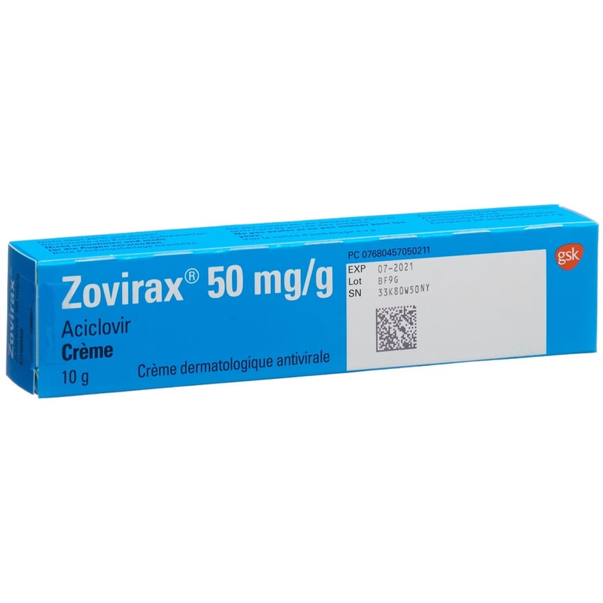 ZOVIRAX crème tb 10 g