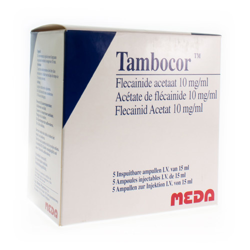 TAMBOCOR sol inj 150 mg/15ml 5 amp 15 ml