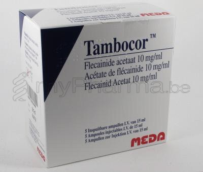 TAMBOCOR sol inj 150 mg/15ml 5 amp 15 ml