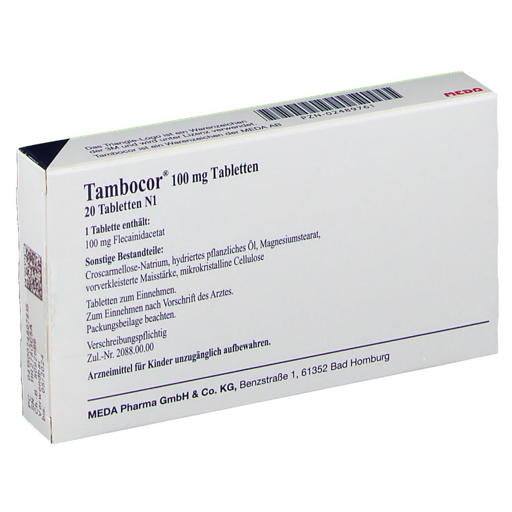 TAMBOCOR cpr 100 mg 20 pce