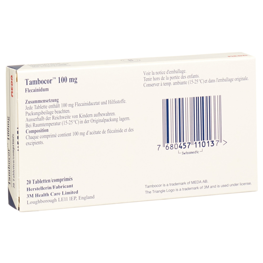 TAMBOCOR cpr 100 mg 20 pce