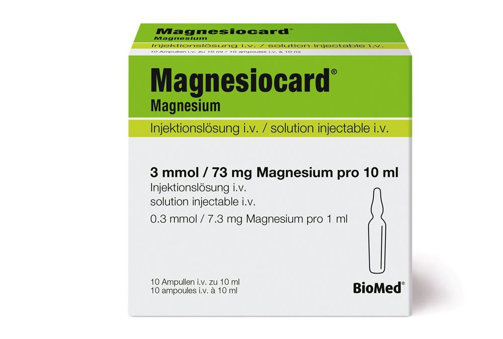 Magnesiocard, Injektionslösung i.v.