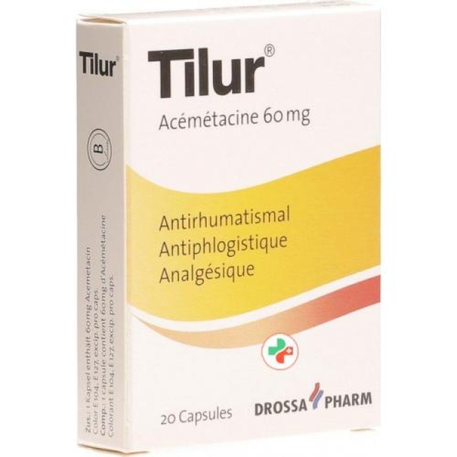 TILUR caps 60 mg 20 pce