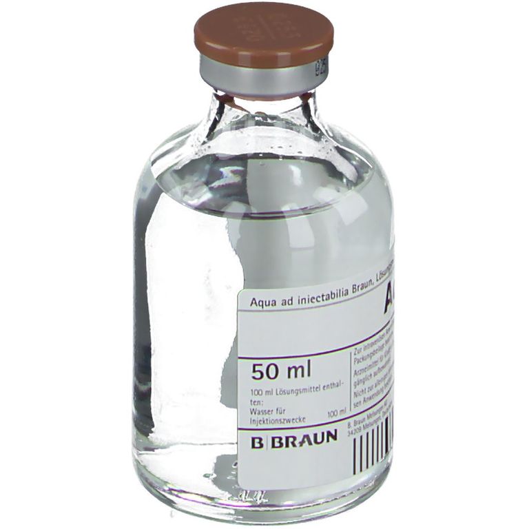 AQUA AD INJ Braun sol inj 50ml flac 20 pce