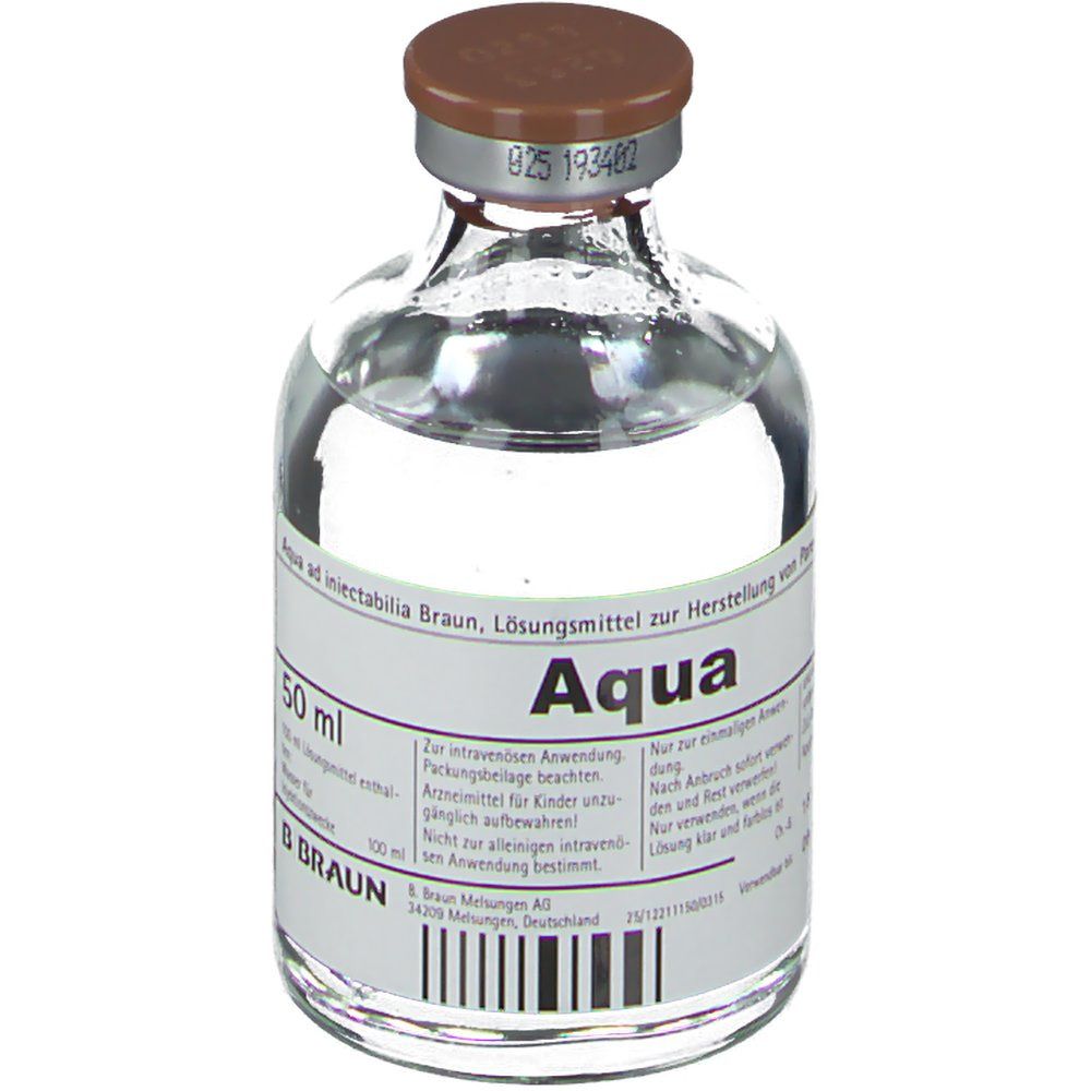 AQUA AD INJ Braun sol inj 50ml flac 20 pce