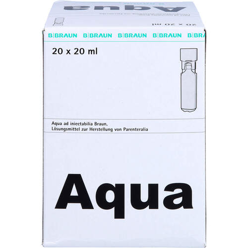 AQUA AD INJ Braun sol inj 20ml Minipl conn 20 pce