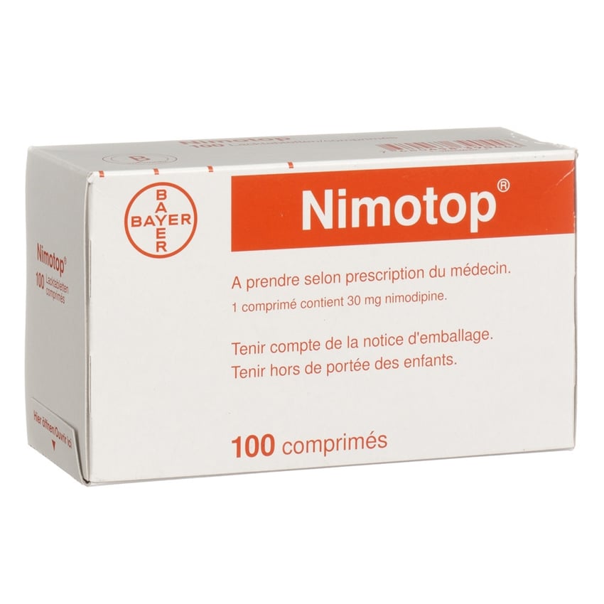 NIMOTOP cpr laqué 30 mg 100 pce