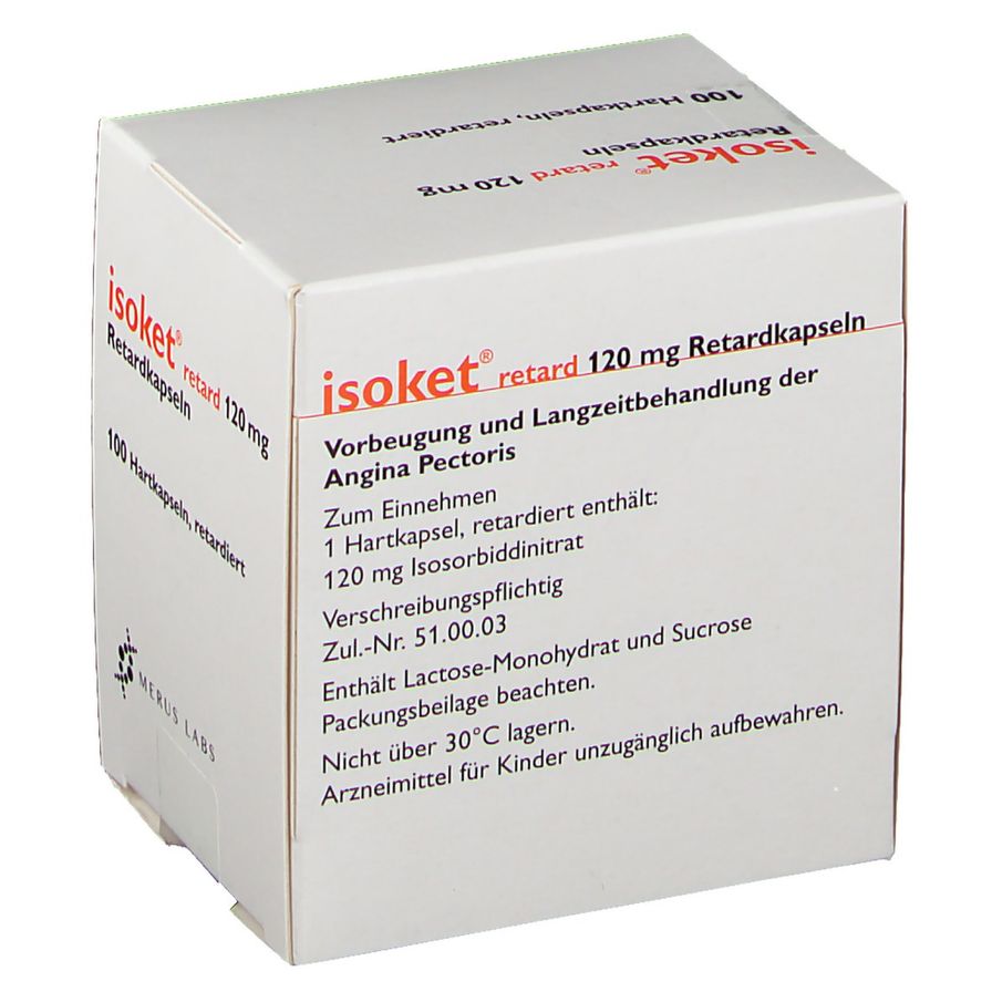 ISOKET retard caps ret 120 mg 100 pce