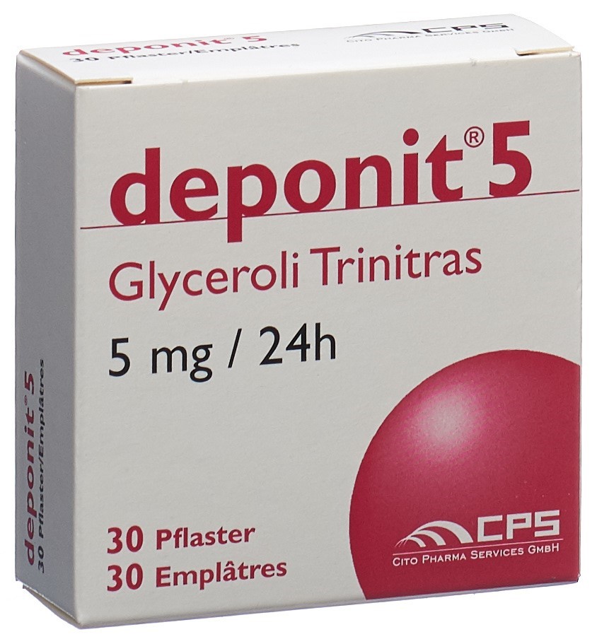 DEPONIT 5 patch mat 5 mg/24h 30 pce