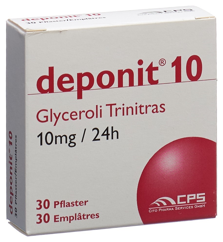 DEPONIT 10 patch mat 10 mg/24h 30 pce