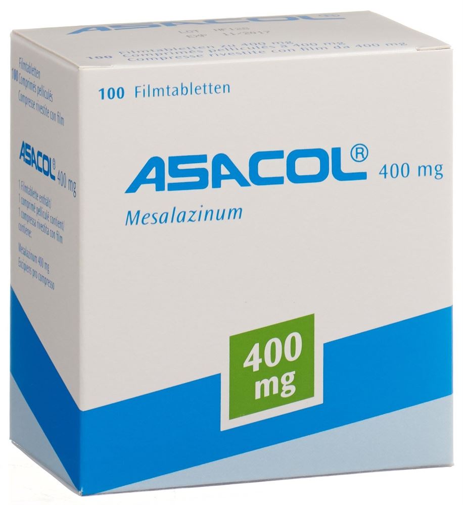ASACOL cpr pell 400 mg 100 pce