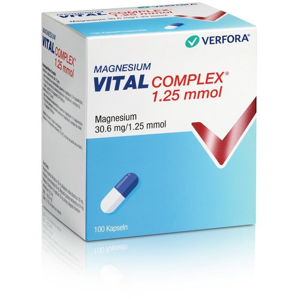 MAGNESIUM Vital Complex Kaps 1.25 mmol 100 Stk
